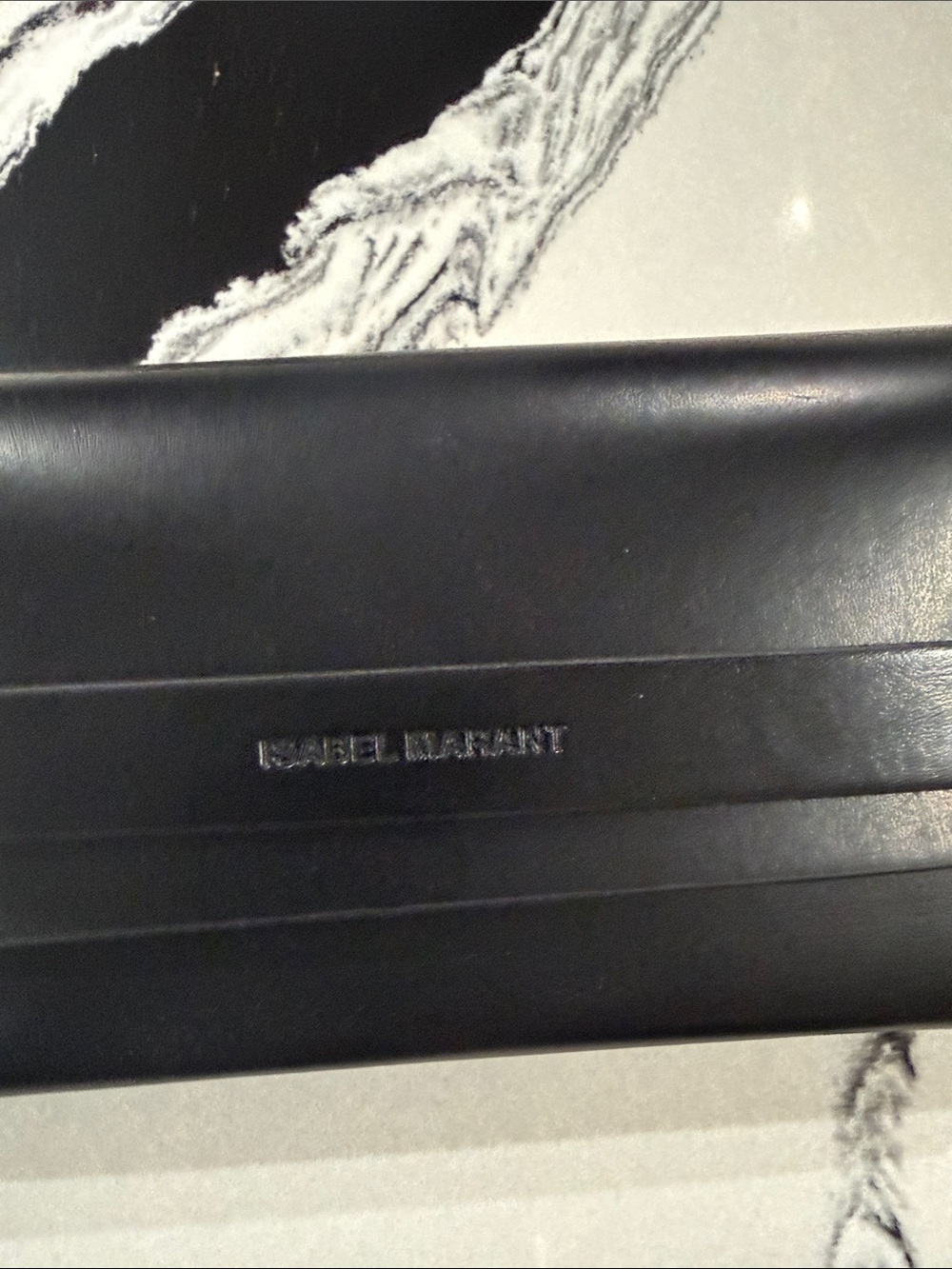 Isabel Marant Black Round Sunglasses with Silver Temples - Picture 5 of 6